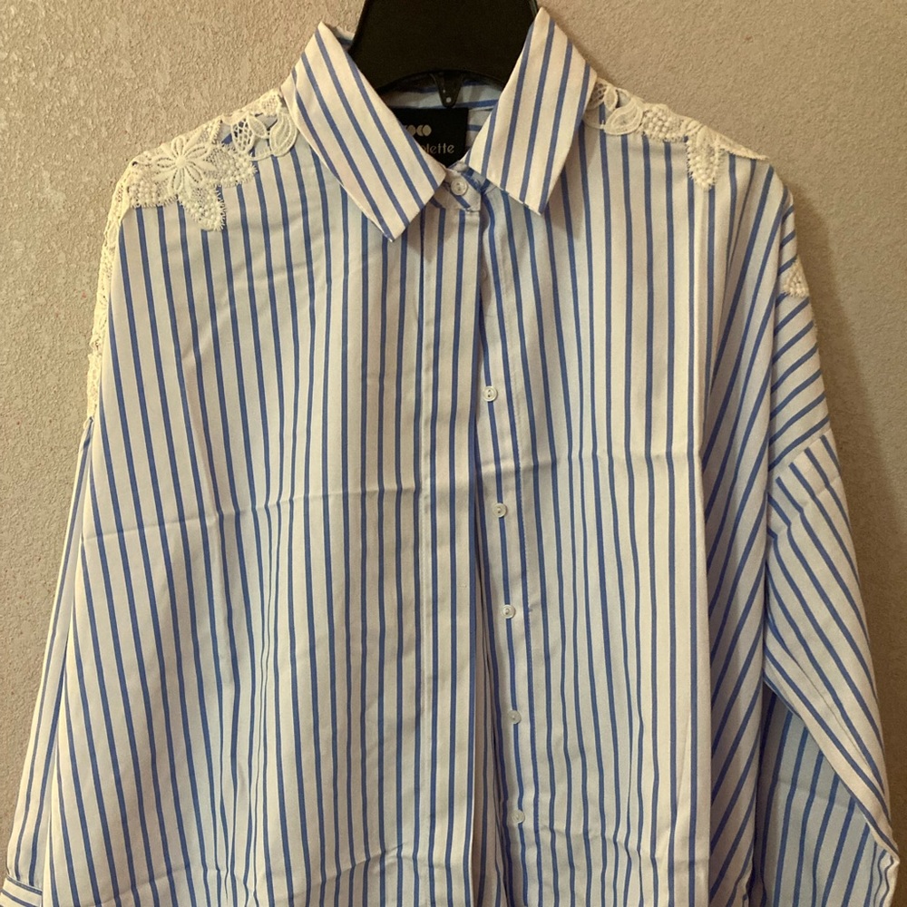 Striped Button Down Shirt